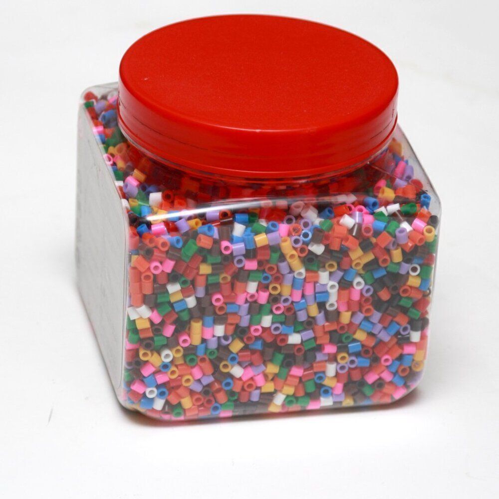 Ikea Pyssla (Perler) Beads Multi Color Rainbow Craft Beads +4 Boards - Picture 2 of 4